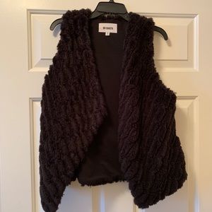 faux fur vest